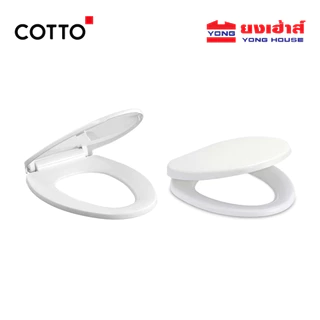 [ขายดี] COTTO ฝารองนั่งกันการกระแทก Soft Close ฝารองนั่ง รุ่น C90055(HM) เซมิอีลองเกต รุ่น C91251 ปิดนุ่มนวล ไม่กระแทก