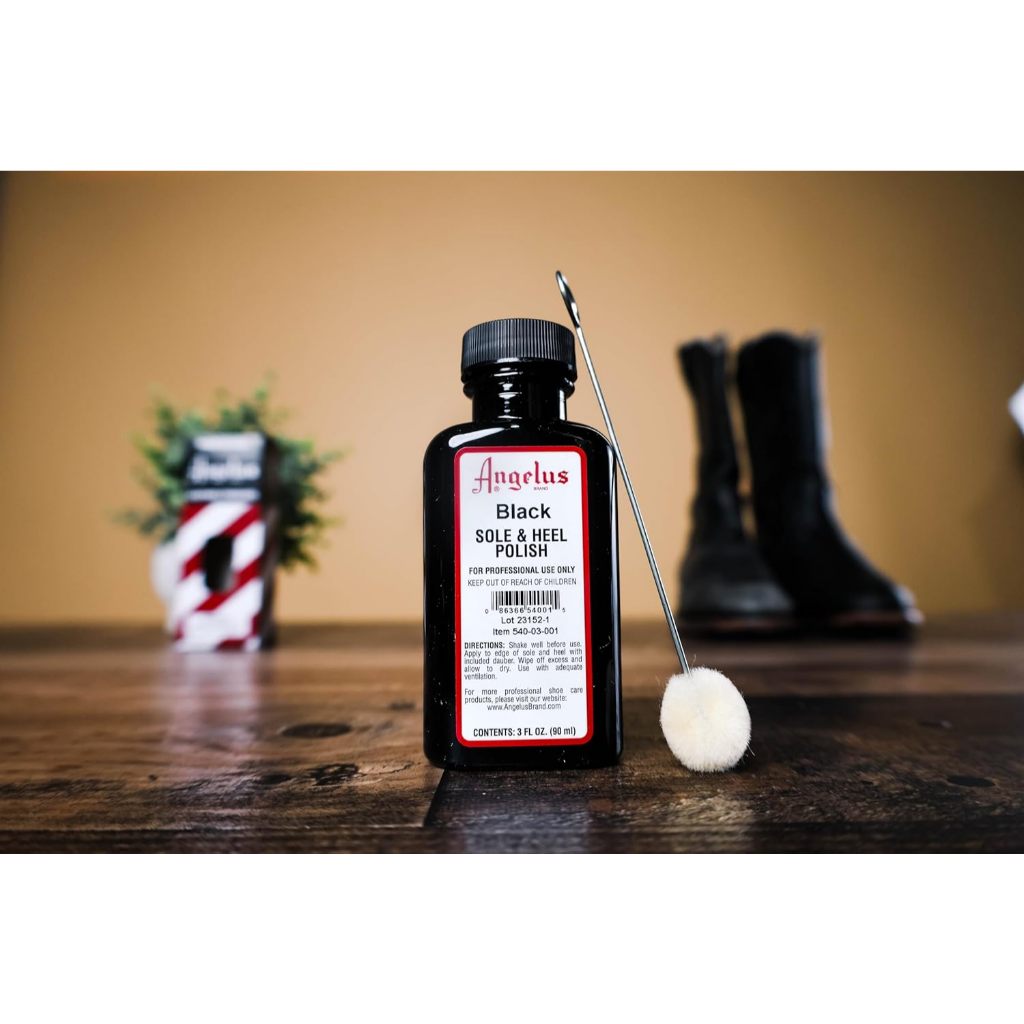 🥾Angelus Leather Sole & Heel Polish🥾น้ำยาขัดพื้นและส้นรองเท้า made in USA.