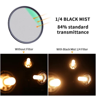 K&F Nano-X Black Mist Diffusion 1/4, 1/8 Special Effects Soft Filter Double Side Multi-Code ประกันศูนย์ไทย 2 ปี