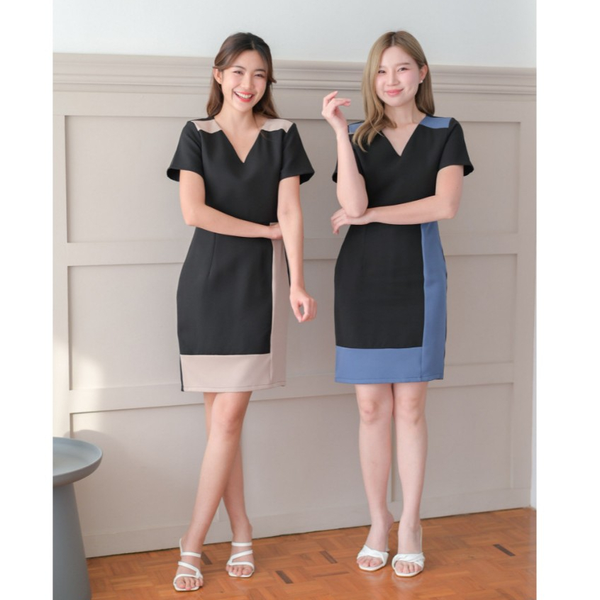 เดรสยาวสำหรับสาวตัวสูง170++ รุ่น Tingting dress - CRAYONBRAND