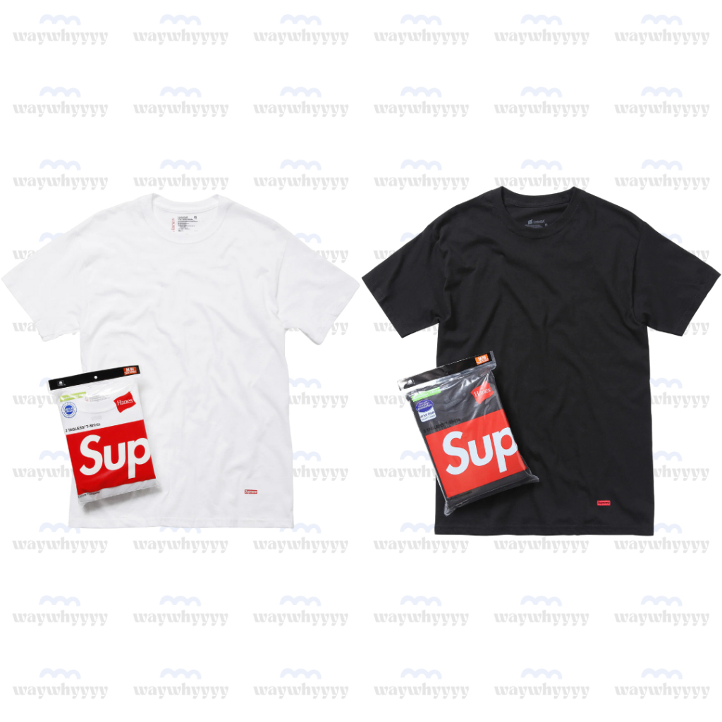 เสื้อยืด Supreme Tagless Tee (ลิขสิทธิ์แท้100%)