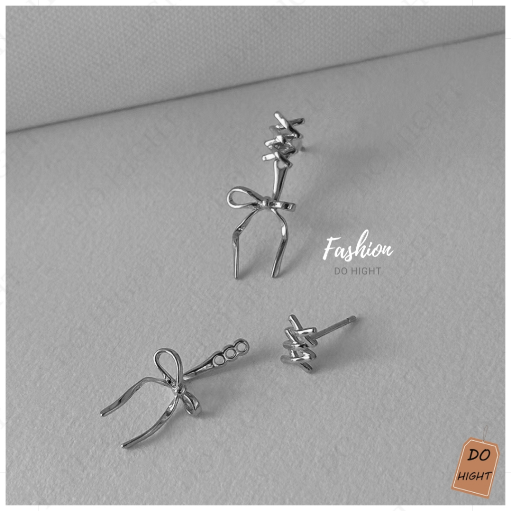 พร้อมส่ง⚡ มีเก็บเงินปลายทาง💸 ต่างหูแฟชั่น สไตล์เกาหลี (ราคาต่อ 1 คู่) : Do hight - รูปที่ 6