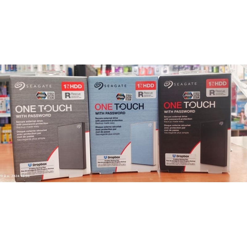 Hardisk External Segate 1TB one touch (ออกใบกำกับภาษีได้)สินค้าใหม่ รับประกัน3ปี