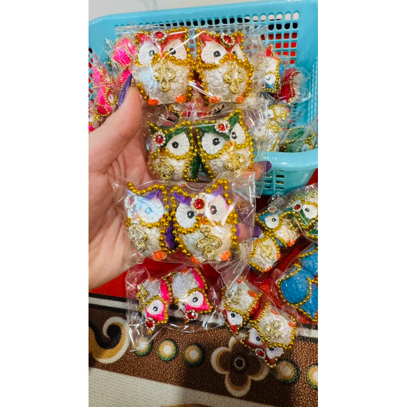 นกฮูก(เล็กสวย )ถวายพระแม่ลักษมี พร้อมส่ง