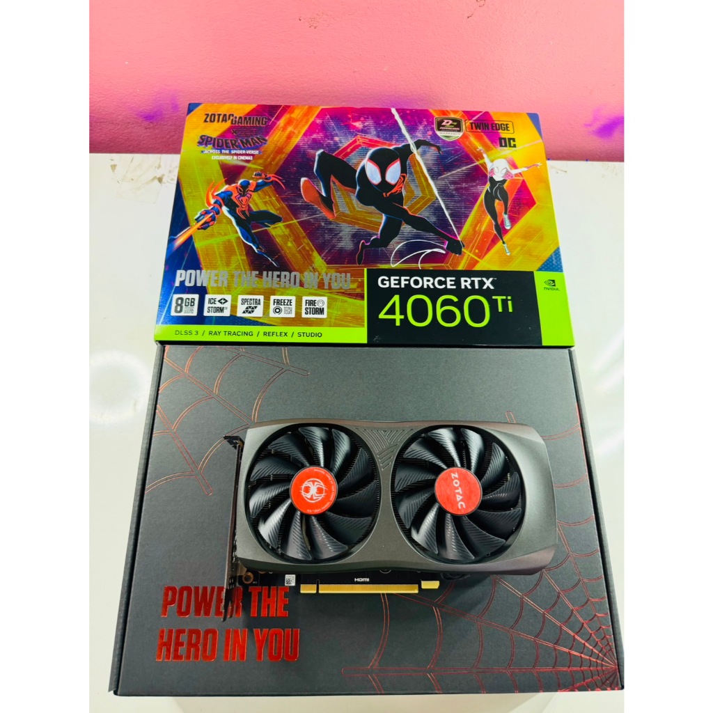 ขายการ์ดจอมือสอง  ZOTAC GAMING RTX 4060 Ti 8GB Twin Edge OC SPIDER-MAN 8GB GDDR6