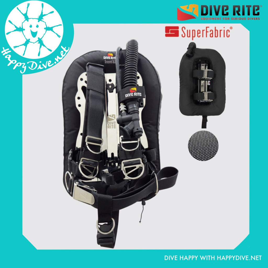 🐋 Dive Rite TRANSPLATE XT +TRAVEL XT WING (25LB) Package BCD บีซีดีดำน้ำแบบวิง ไดฟ์ไรต์