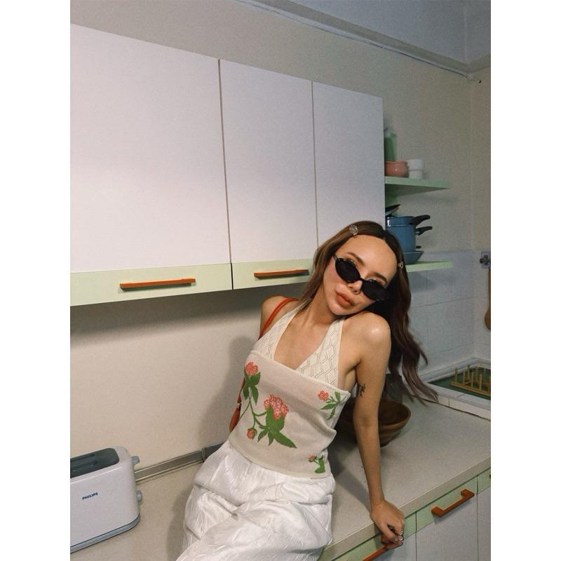 เกาะอกคล้องคอ limited แบรนด์ NPV 🌹✨ (new in pack)