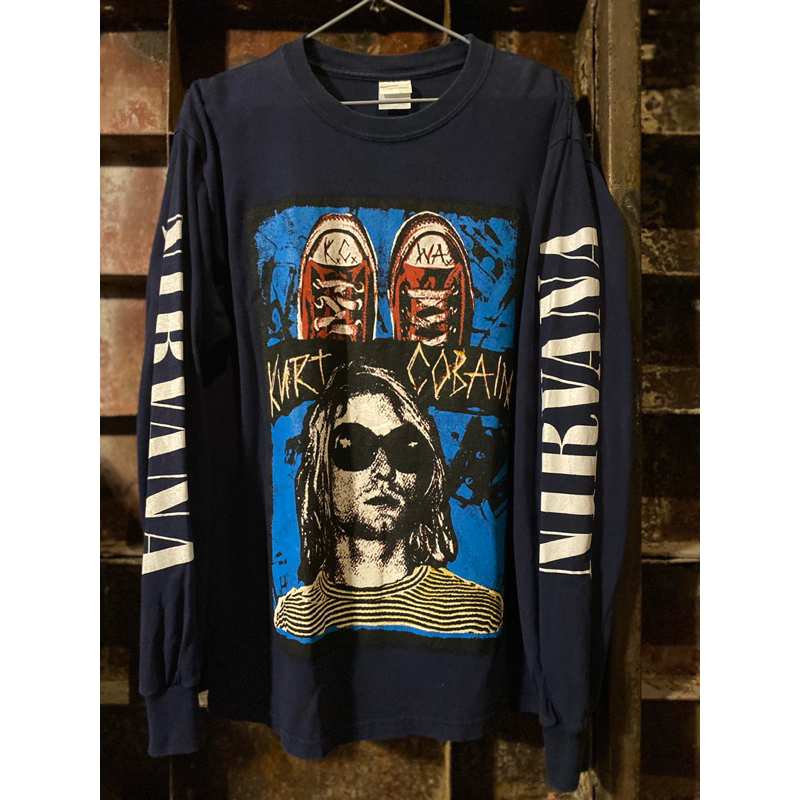 เสื้อ nirvana ลาย kurt cobain แขนยาว งานใหม่