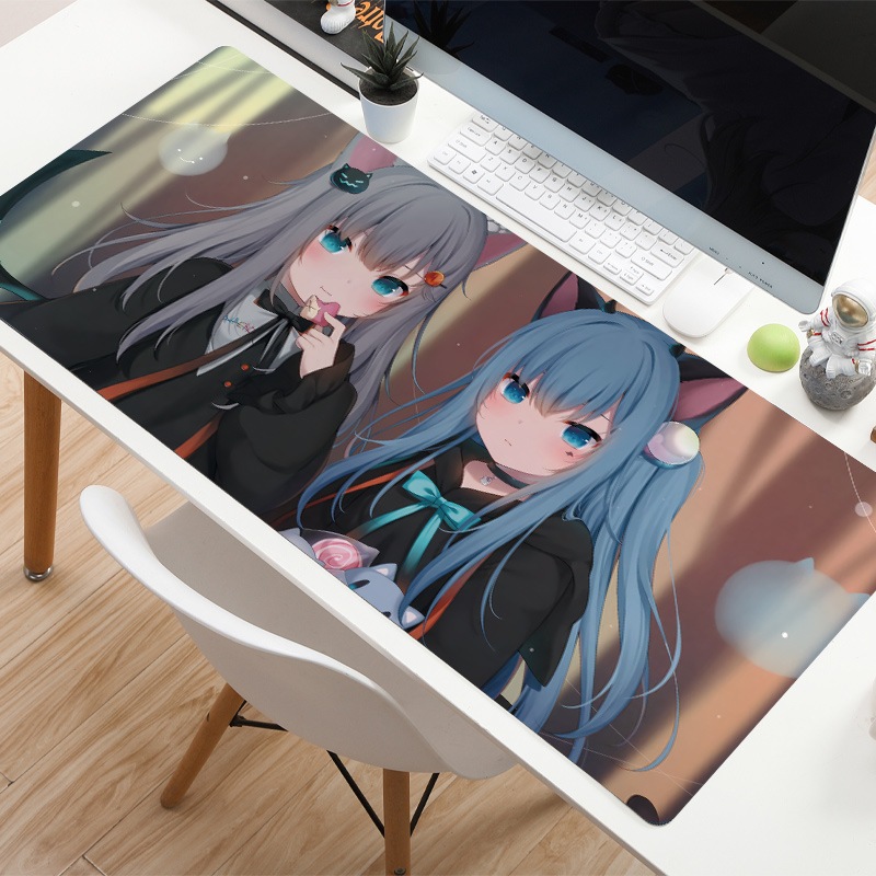 ⌨️🖱️ แผ่นรองเม้าส์ แผ่นรองเมาส์ ลาย อนิเมะ Anime ขนาดใหญ่ 800*300*2 mm 🖱️⌨️ anime e-sports gaming mouse pad 🖱️⌨️
