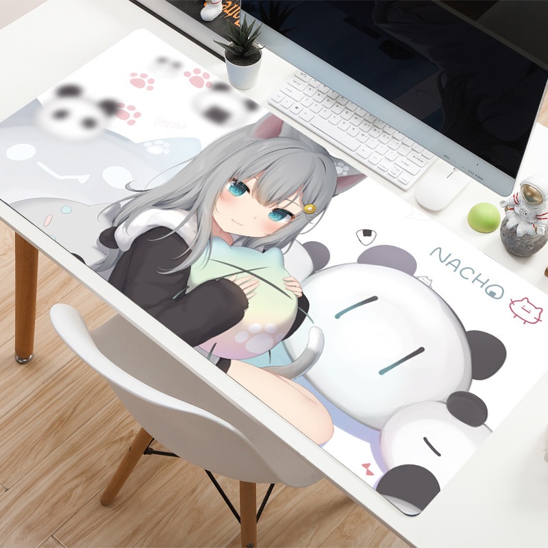 ⌨️🖱️ แผ่นรองเม้าส์ แผ่นรองเมาส์ ลาย อนิเมะ Anime ขนาดใหญ่ 800*300*2 mm 🖱️⌨️ anime e-sports gaming mouse pad 🖱️⌨️