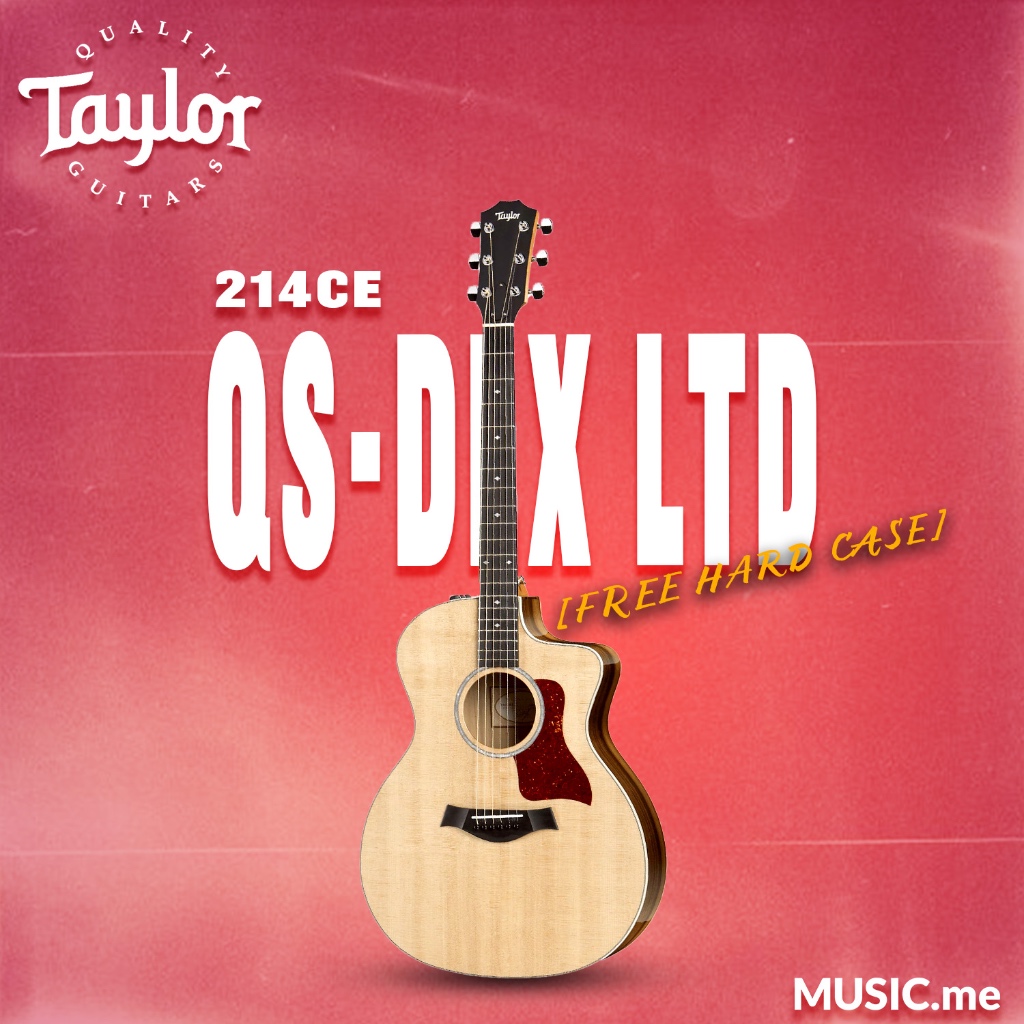 TAYLOR 214CE QS-DLX LTD [FREE HARD CASE]