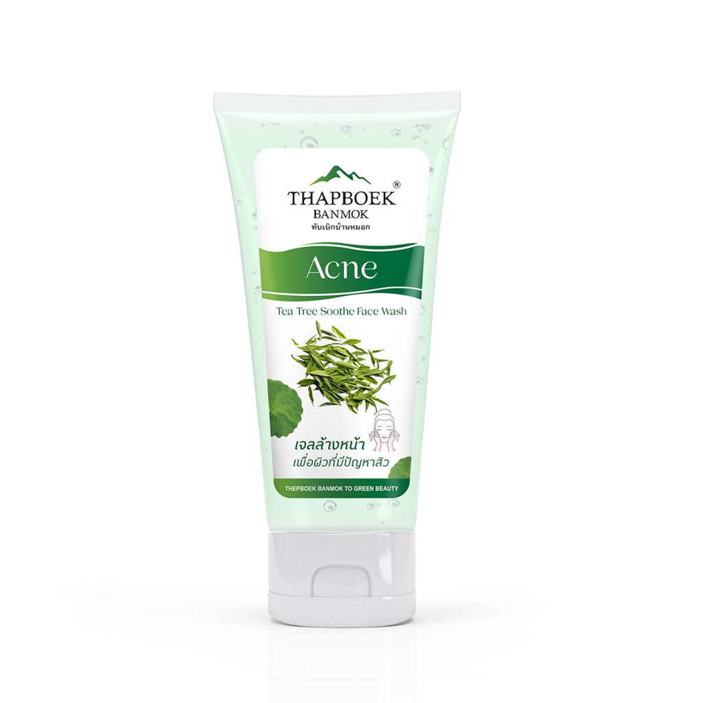 Thapboek Banmok - เจลล้างหน้า ที ทรี Tea Tree Soothe Face Wash