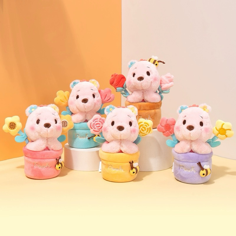 [พร้อมส่ง] กล่องสุ่มพวงกุญแจหมีพู Potdemiel Winnie the Pooh Blossom