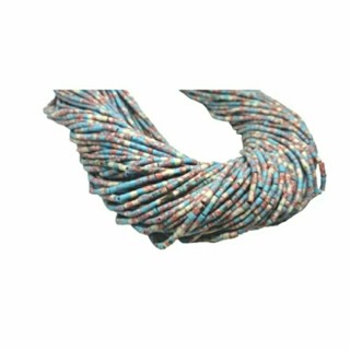 หินหลากสี 1 เส้น หินเทอร์ควอยส์ หินฮาวไลท์ เม็ดขนาด 2มม. 1 S…