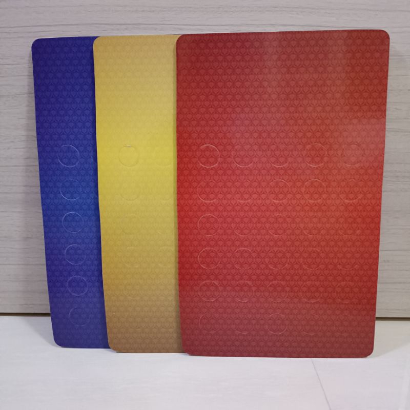 แผงเปล่าใส่เหรียญหมุนเวียน 5 บาท เจาะรูพอเหรียญ สีสรรสวยสด รูปที่ 4