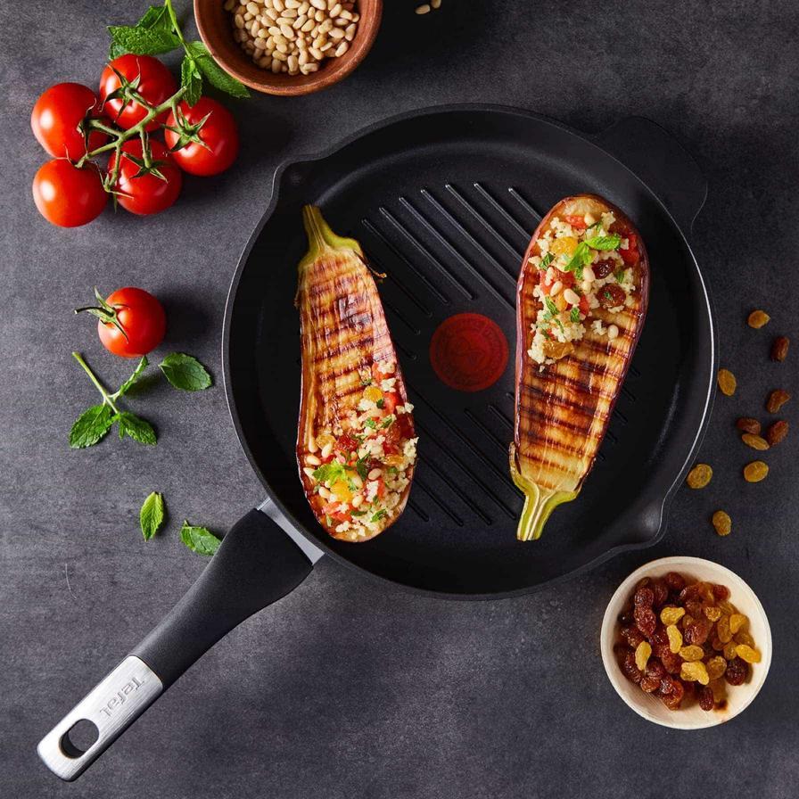 TEFAL Unlimited กระทะย่าง 26 ซม. CW-E2294074 ใช้ได้ทุกเตา เคลือบไทเทเนียม รับประกัน 2 ปี