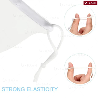 UBAAN หน้ากาก ทำอาหาร ที่ปิดปาก กันน้ําลายกระเด็น Mouth Shield แบบใส สำหรับใส่ทำอาหาร ขนม เข้าครัว สวมใส่ง่าย