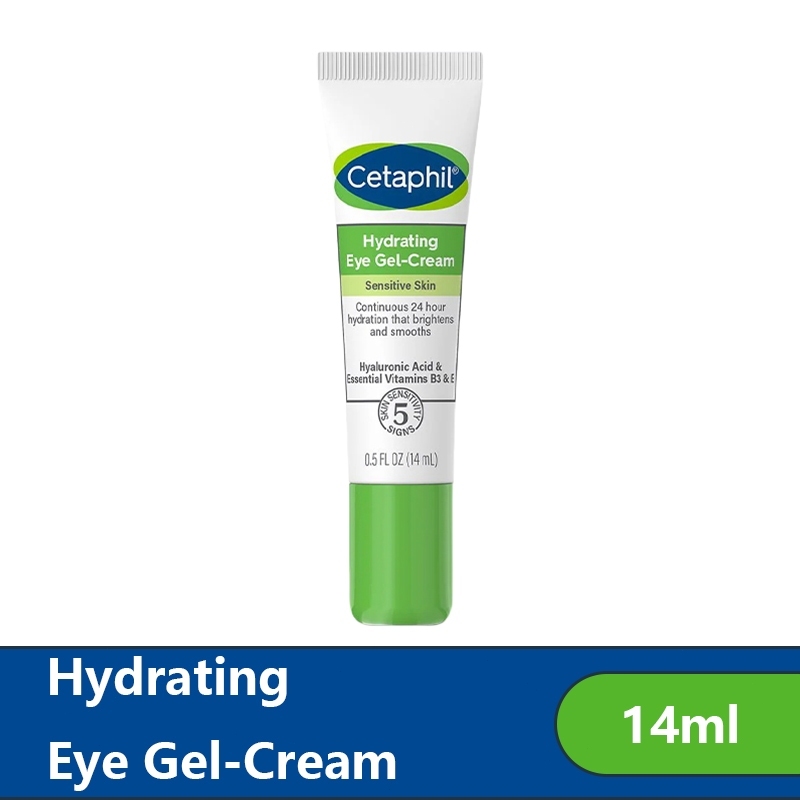 ของแท้ % Cetaphil Hydrating Eye Gel-Cream 14ml กำจัดรอยคล้ำ