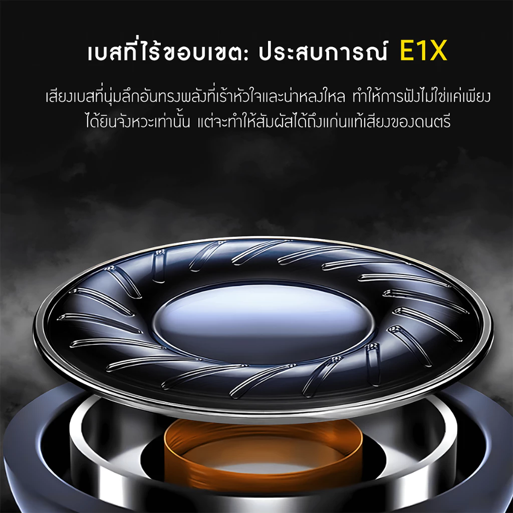 ENYX หูฟัง E1X Earphone 3.5mm และ Type-C มีไมโครโฟน เบสแน่น thumbnail 7