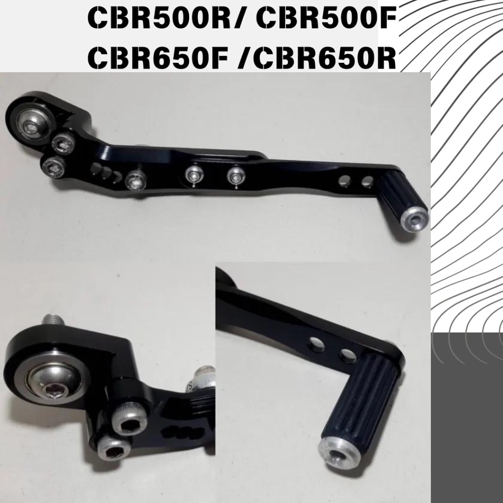 อะไหล่ ขาเกียร์ CNC ปรับความยาวได้ AL7075 T651 CBR500R CBR500F CBR650F CBR650R วัสดุ AL7075 T651