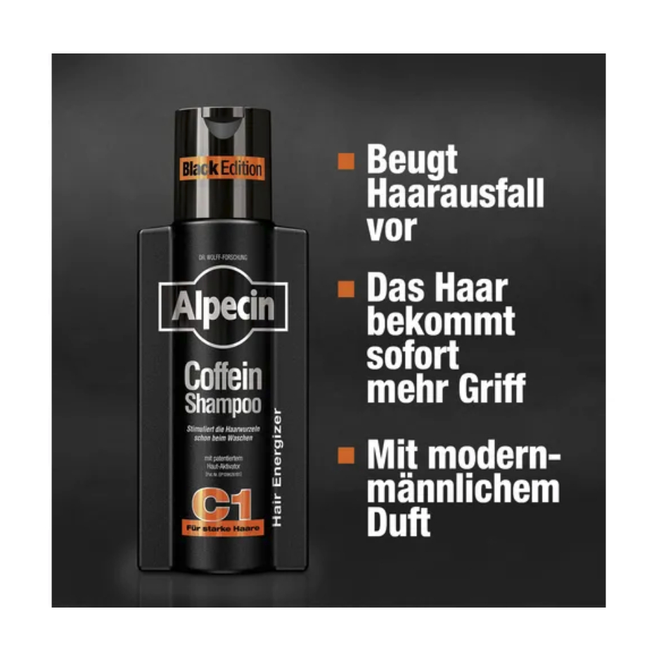 แชมพูป้องกันปัญหาผมร่วง Alpecin Coffein-Shampoo C1 อัลเปซิน คาเฟอีน แชมพู จากเยอรมัน # ผมร่วง ผมบาง บำรุงรากผม - รูปที่ 4