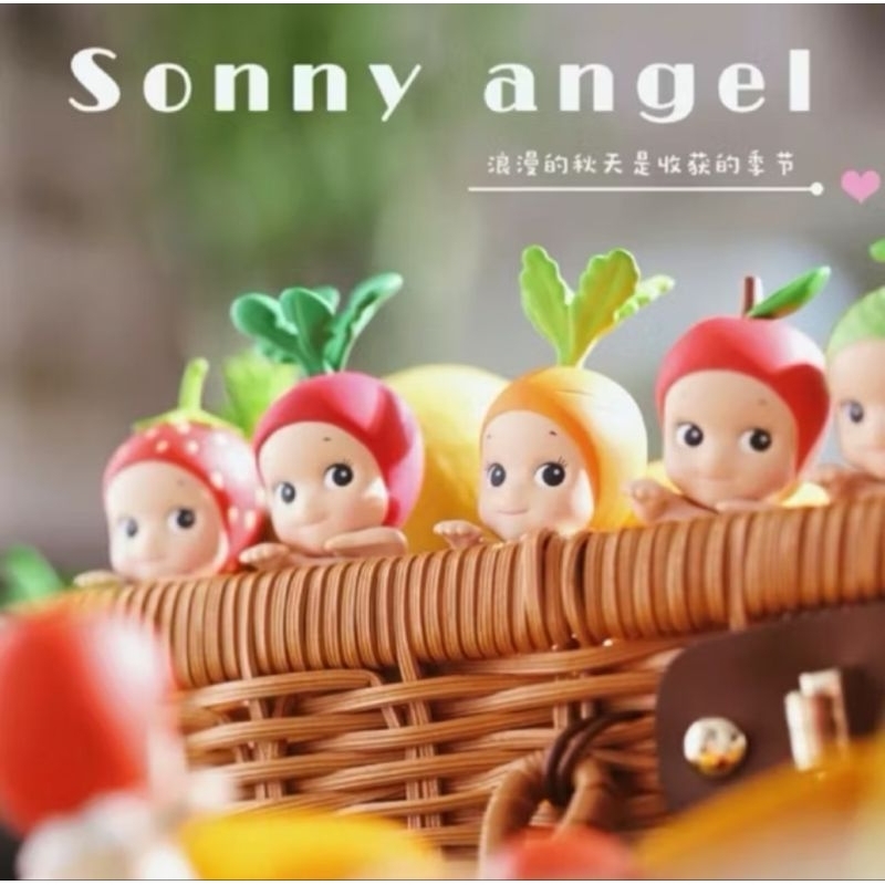 พร้อมส่งแท้100% Sonny angel ใช้โค้ด30% เหลือ 450 Sonny angel fruit hipper ลุ้นซีเครท คอลผลไม้ กระเป๋า