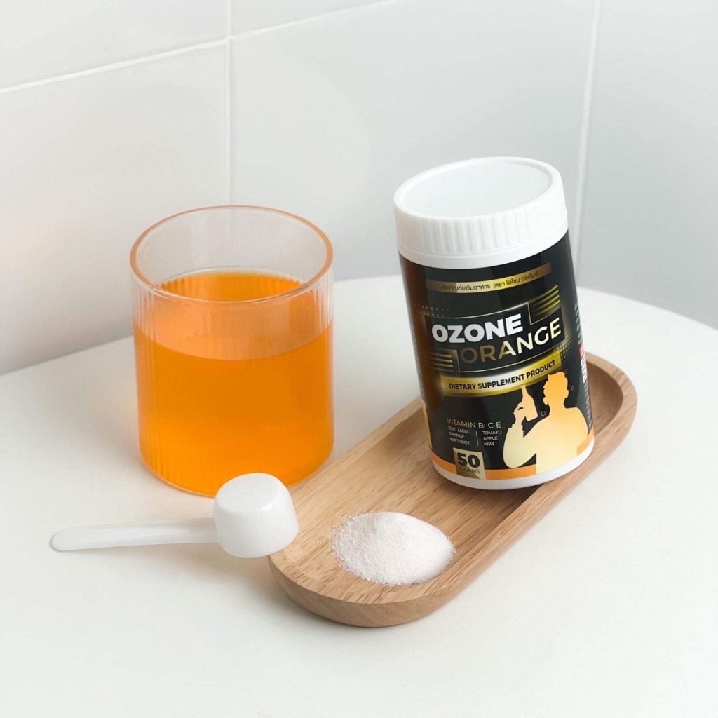 น้ำชงแก้แฮงค์ OZONE โอโซน น้ำชงแก้เมาค้าง ไม่ปวดหัว 1 กระปุก 50 กรัม