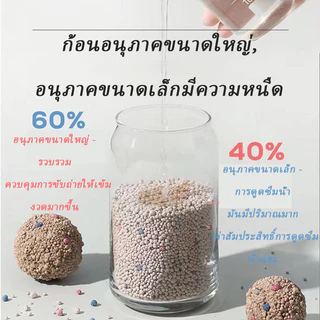 ทรายแมว ครอกแมวเบนโทไนท์ มี 6 กลิ่นให้เลือก พลังฆ่ากลิ่นที่เหนือกว่า การดูดซับที่แข็งแกร่ง 6L/2KG