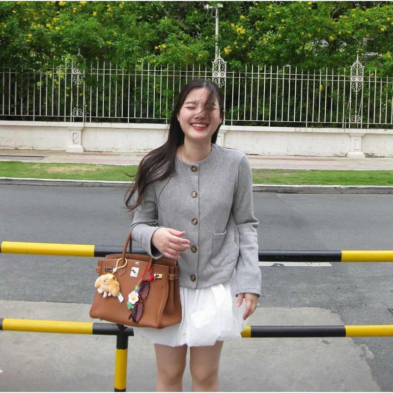 รับหิ้ว New in pack Cardigan สีใหม่ เทา Rally Movement100