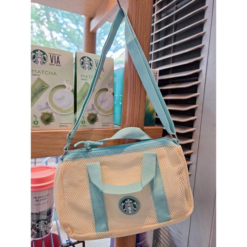 กระเป๋า Starbucks MESH Crossbody Bag (Summer)