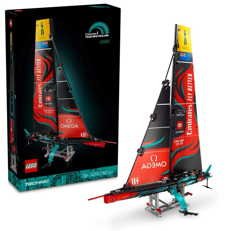 Lego 42174 Emirates Team New Zealand AC75 Yacht เลโก้ ของใหม่ ของแท้ 100%