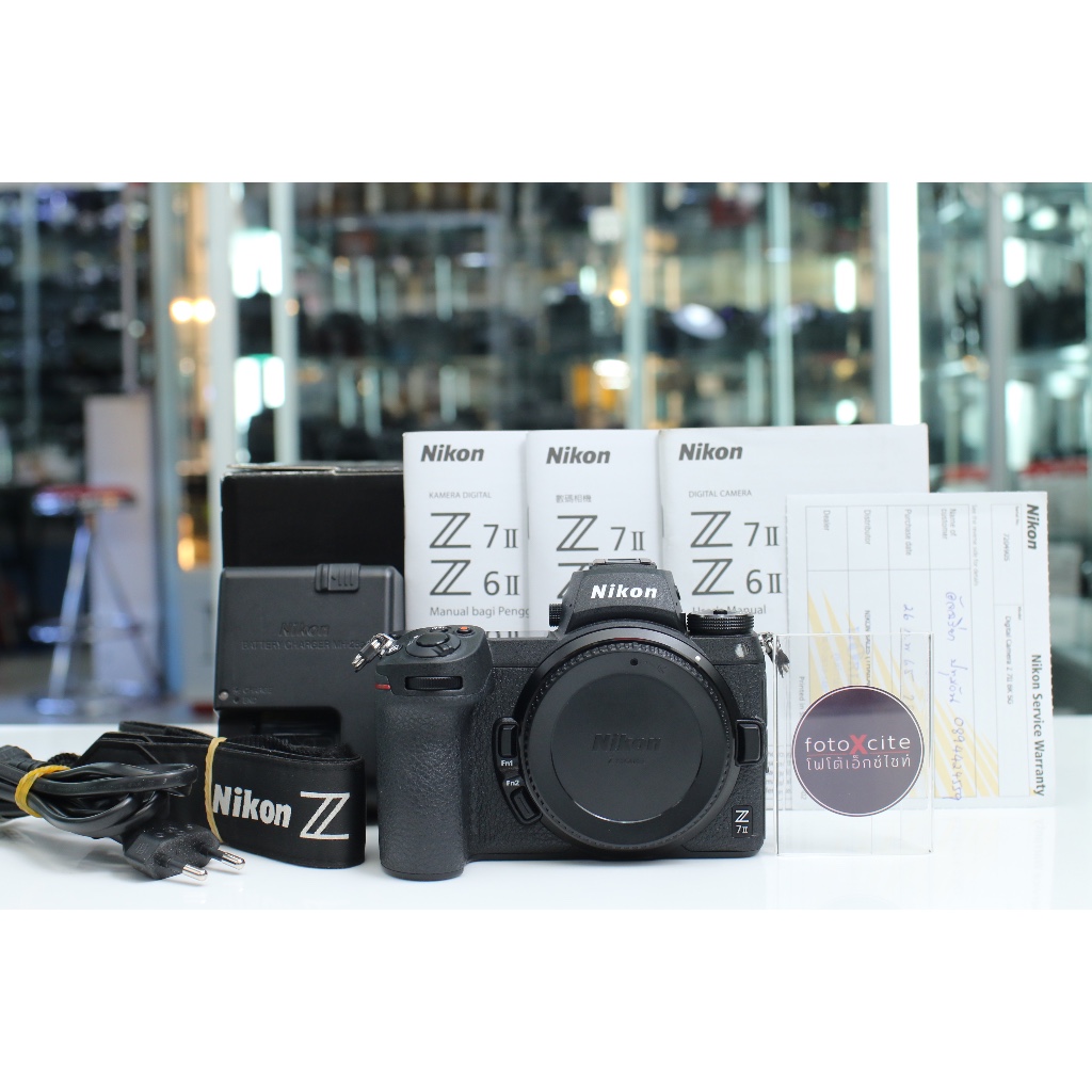 Nikon Z7 II ( Body ) สภาพดีมาก 9.5/10 ชัตเตอร์ 7,000 ครบกล่องอดีตประกันศูนย์