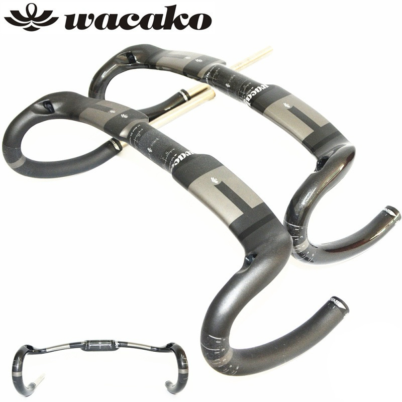 แฮนด์จักรยาน carbon wacako คาร์บอน ขนาด 400mm