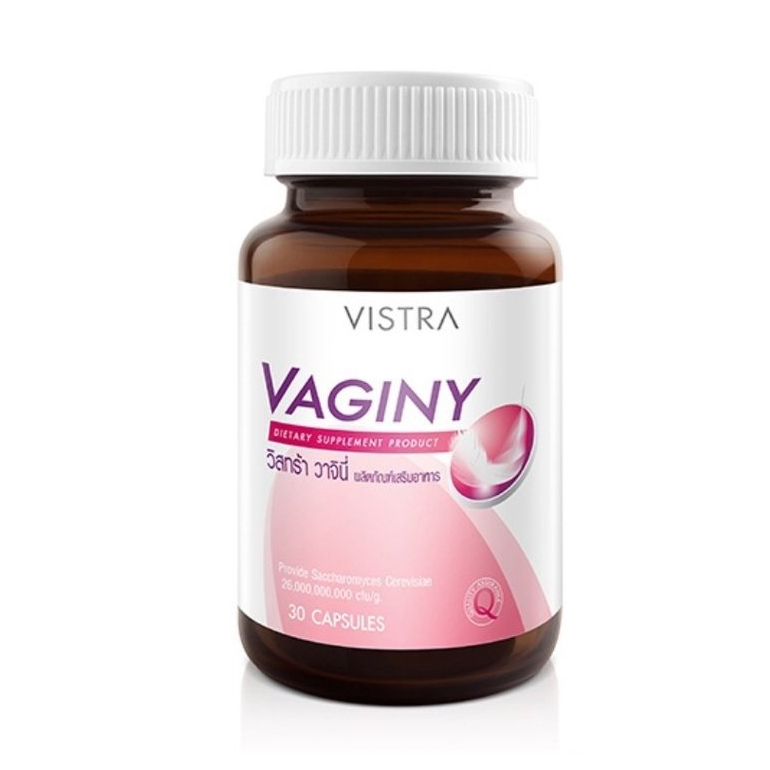 Vistra Vaginy บรรจุ 30 เม็ด วิสทร้า วาจินี่ ปกป้องดูแลจุดซ้อนเร้น เพื่อความมั่นใจในทุกวัน