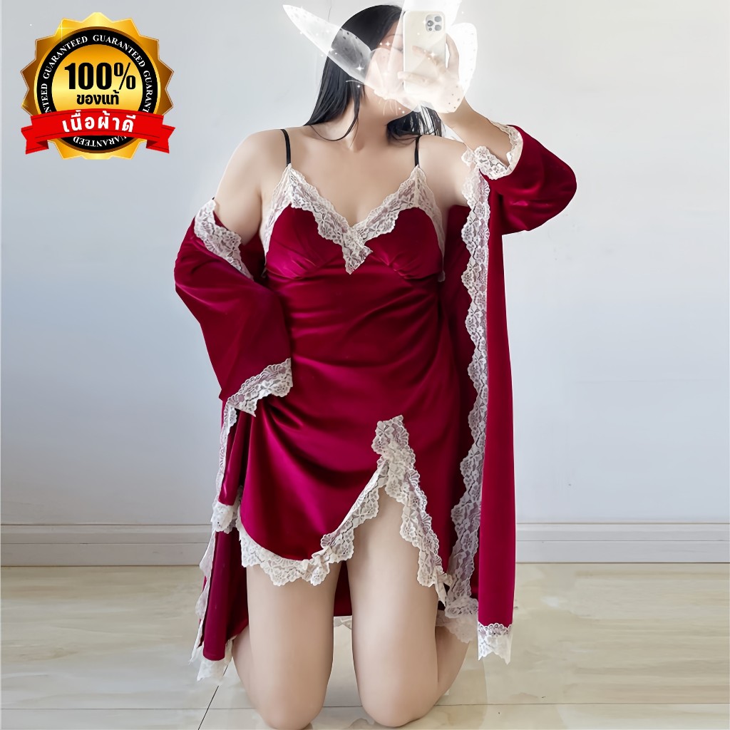 รวมชุดนอนเดรส ชุดนอนซาติน 💥มีไซต์ใหญ่ S-XL ได้ถึง 80kg รุ่นสุดฮิต SET-106 - รูปที่ 2