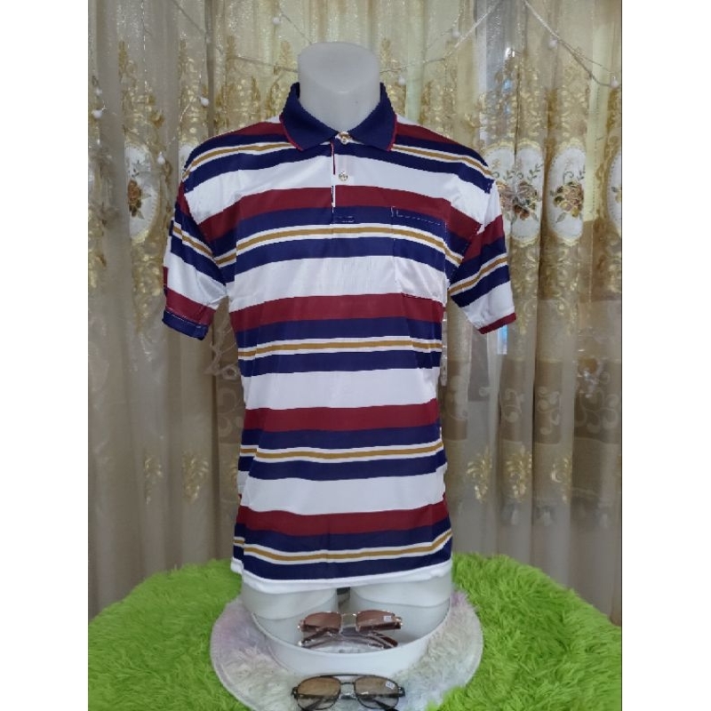 โปโลรวมลายเสื้อโปโลสีสันสดใสเนื้อผ้าบางเบาใส่สบาย