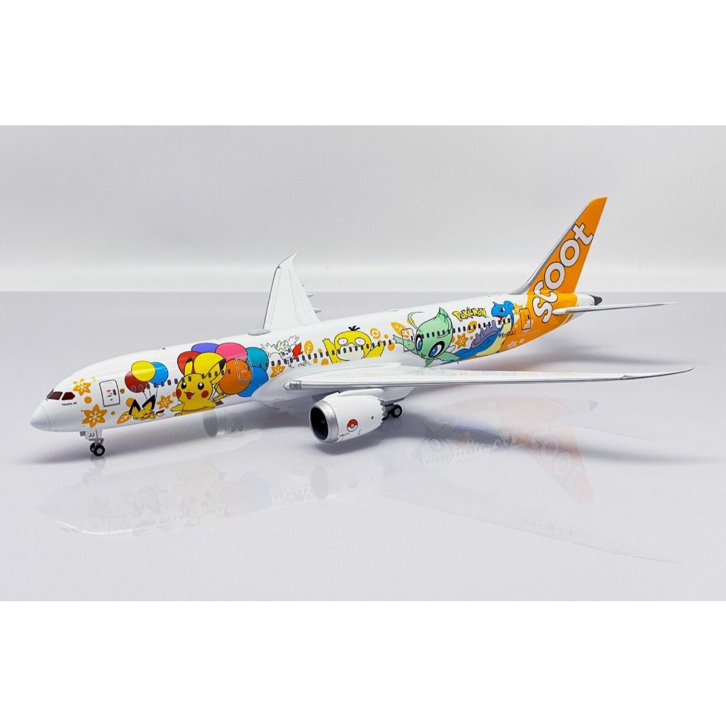 โมเดลเครื่องบิน Scoot Boeing 787-9 Dreamliner "Pokemon Livery" 1:200 Reg: 9V-OJJ Flab Up [พร้อมส่ง]