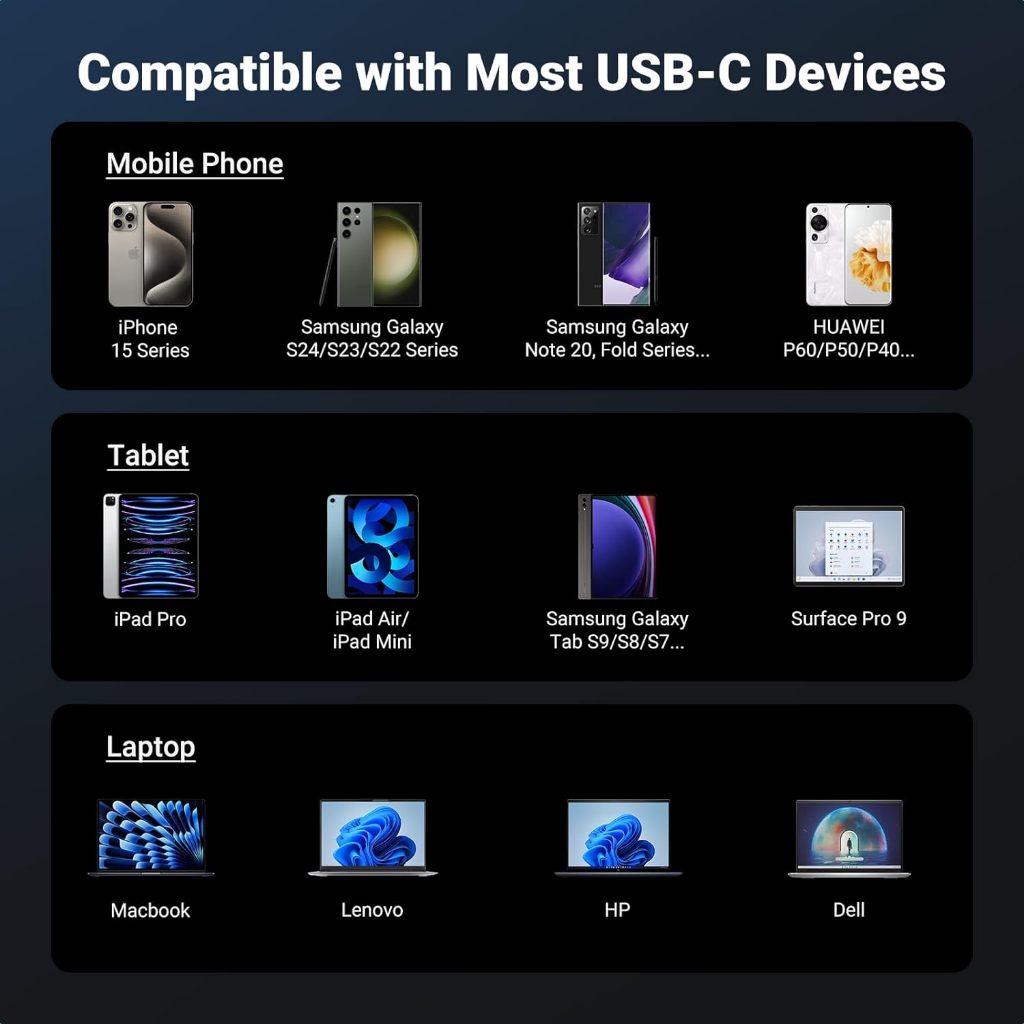 UGREEN รุ่น EP105 หูฟัง 3.5mm / Type C สเตอริโอเบส มีสาย HIFI พร้อมไมค์ สำหรับ Samsung และ iPhone