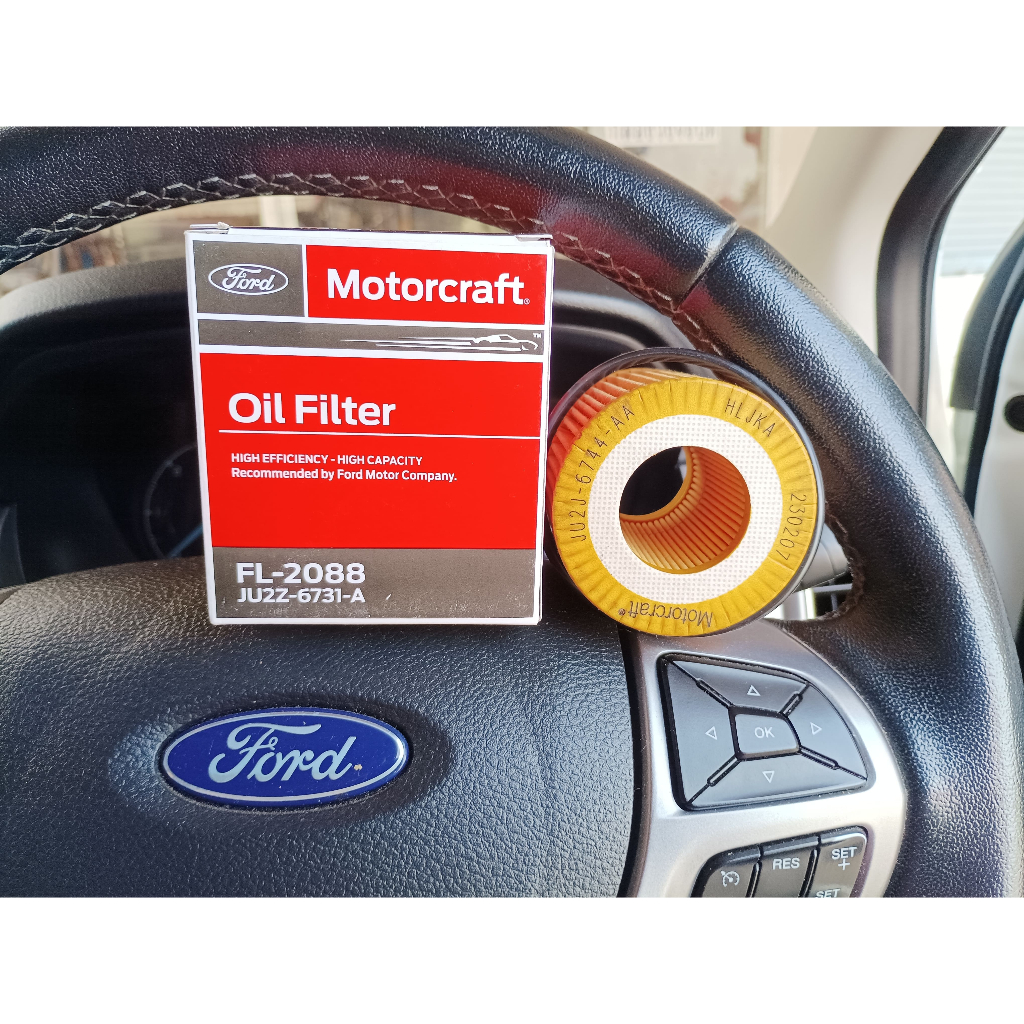 ไส้กรองน้ำมันเครื่อง FORD RANGER 2.2 (JU2Z-6731-A) มาตราฐาน **ของแท้ศูนย์** Motorcraft