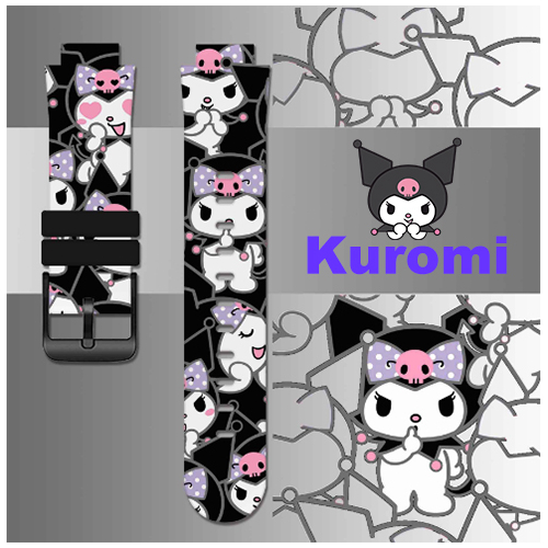 ⚡พร้อมส่ง⚡Kuromi สายนาฬิกาสำหรับ imoo Z1 Z2 Z3 Z4 Z5 Z6 Z7 สายซิลิโคน ไอมู่ ไอโม่ สายการ์ตูนน่ารัก - รูปที่ 3