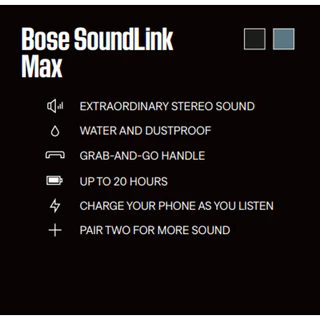 โบส ลำโพง รุ่น Bose SoundLink Max Portable Speakers