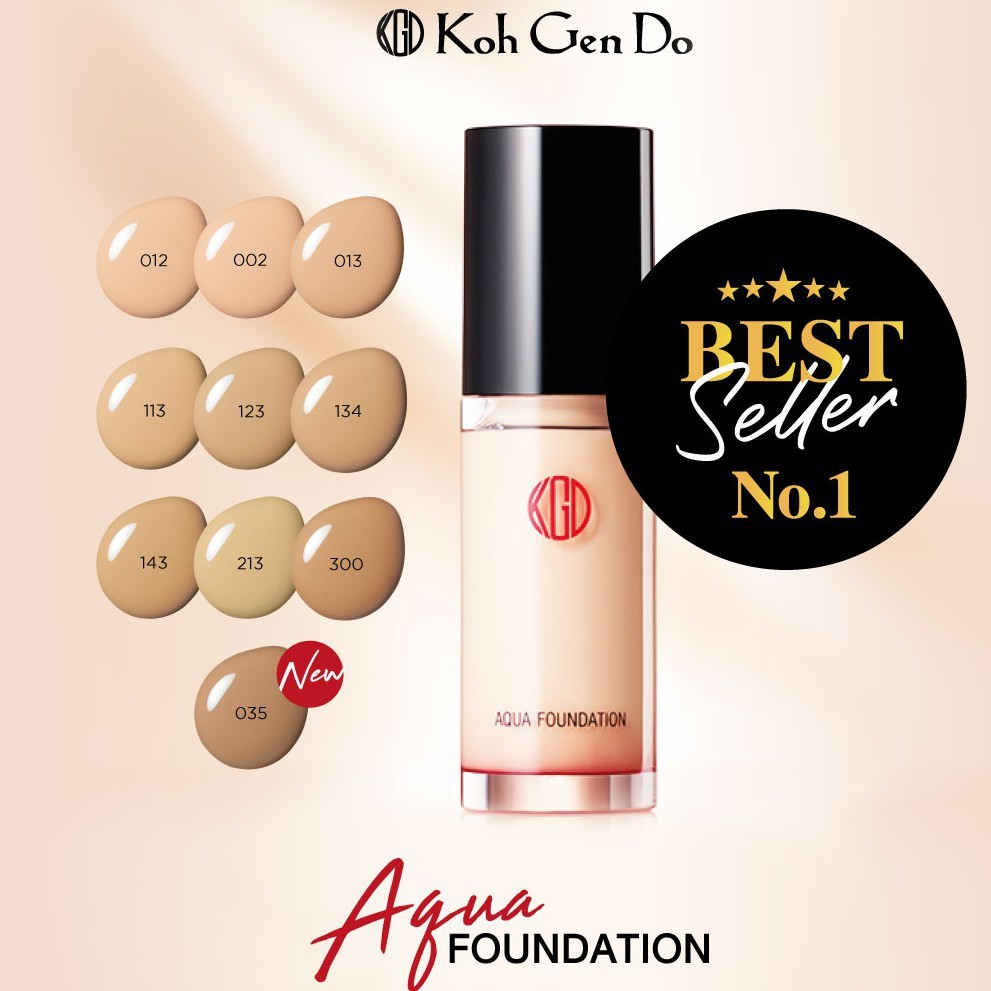 ขนาดปกติ 30ml (no box) รองพื้นผิวฉ่ำ Koh Gen Do Maifanshi Aqua Foundation spf25 pa+