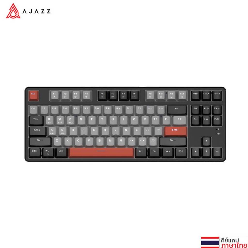 (Ajazz AK871) คีย์บอร์ดเกมมิ่ง Californai sunset blue switch / Ak871Californai sunset red switch