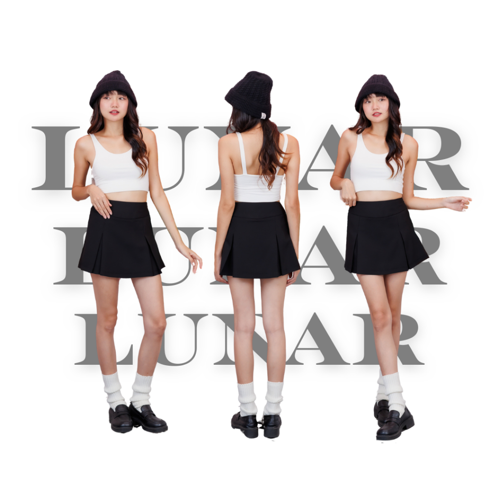 LUNAR Skirt | กางโปรงเทนนิส รุ่นนี้ทำกระโปรงรอบด้านแถมซับข้างในกางเกงขาสั้น ไม่โป๊แน่นอนค่า