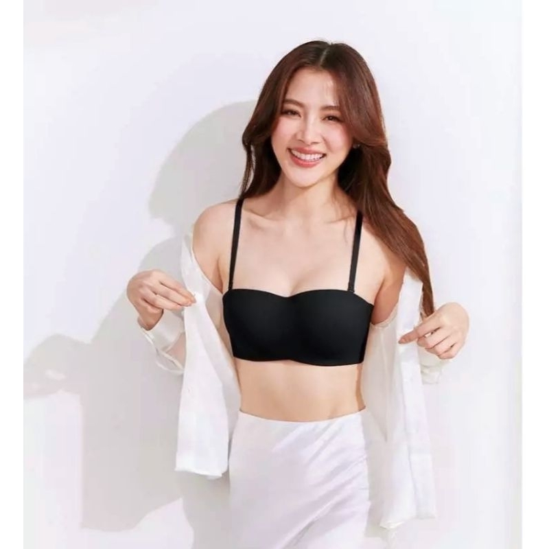 Sabina เสื้อชั้นใน  (ไร้โครง ไร้ขอบ เกาะอก) Seamless fit รุ่น Pretty Perfect รหัส SBU9300