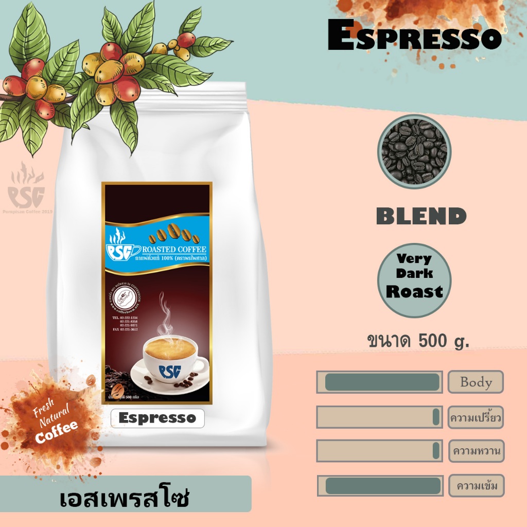 พรไพศาลกาแฟ Espresso,Supreme,Extra,Classic (เอสเพรสโซ่,สุพรีม,เอ็กซ์ตร้า,คราสสิก)