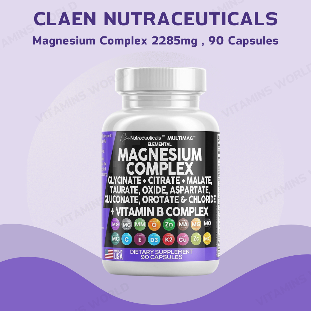 Clean Nutraceuticals Magnesium Complex 2285mg (V.3512)