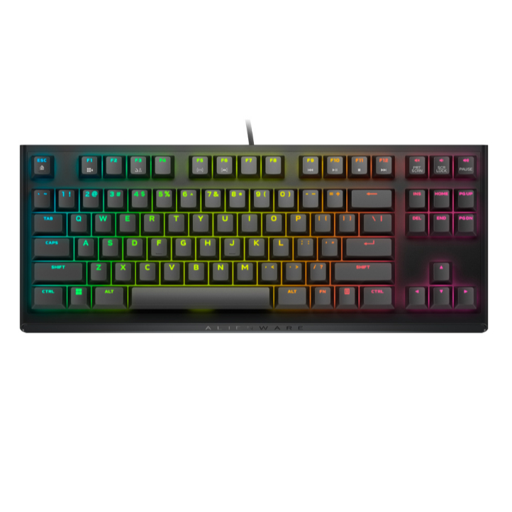 KEYBOARD (คีย์บอร์ด) ALIENWARE AW420K (DARK SIDE OF THE MOON) (CHERRY MX RED SWITCH ALIENFX RGB EN)