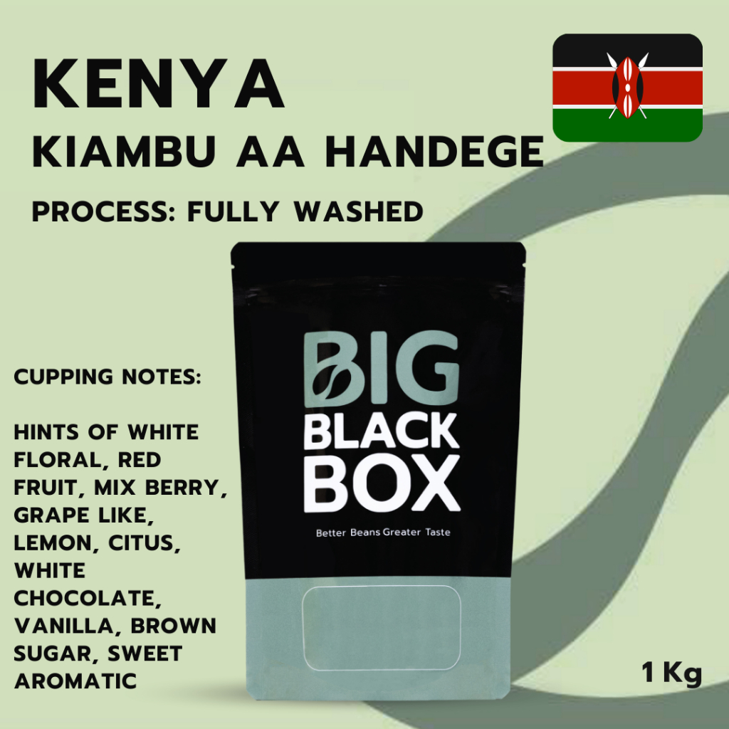 (S-KEN-035) สารกาแฟKenya Kiambu AA Handege  Fully Washed  1kg