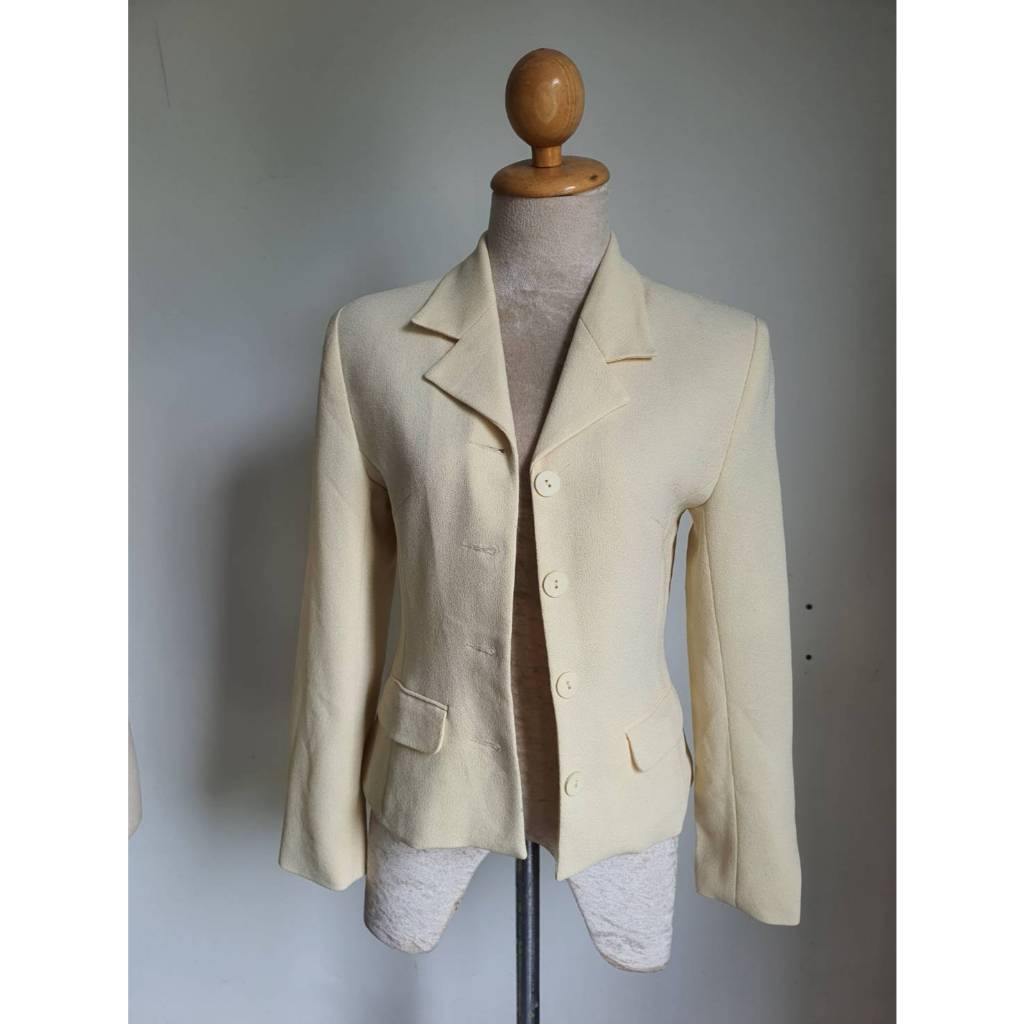 FF05454 เสื้อสูท สีเหลืองอ่อน แบรนด์ PENA HOUSE